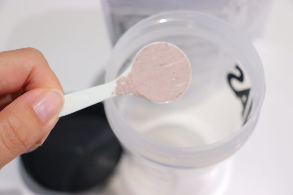 実際にアスミールを作る様子