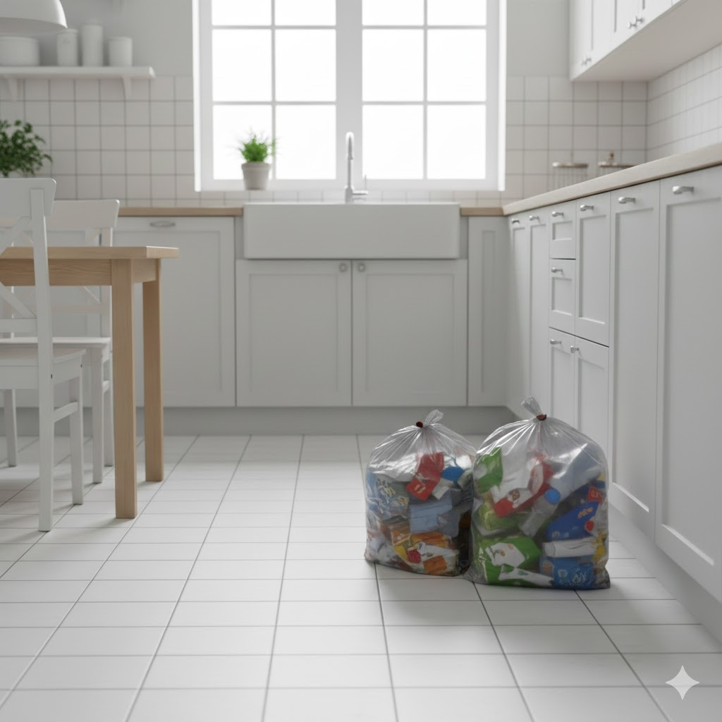 キッチンのごみ袋のイメージ