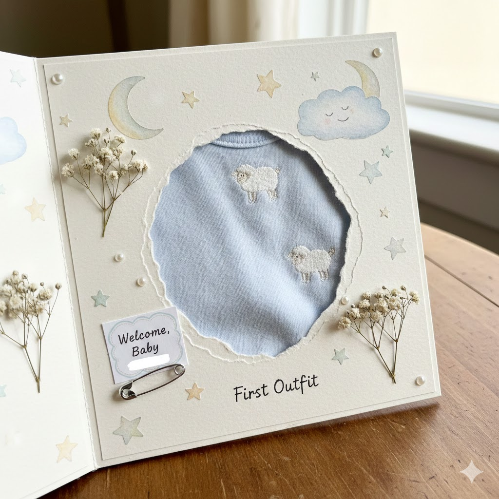 子ども服を入れたアルバムのイメージ